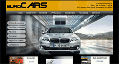 Desktop Screenshot of eurocars.us