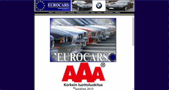 Desktop Screenshot of eurocars.fi